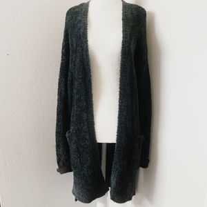 Black teddy cardigan